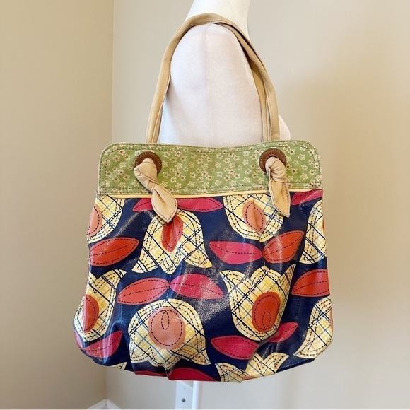 Fossil Coated Canvas Tulip Shoulder Hobo Bag - Picture 16 of 16